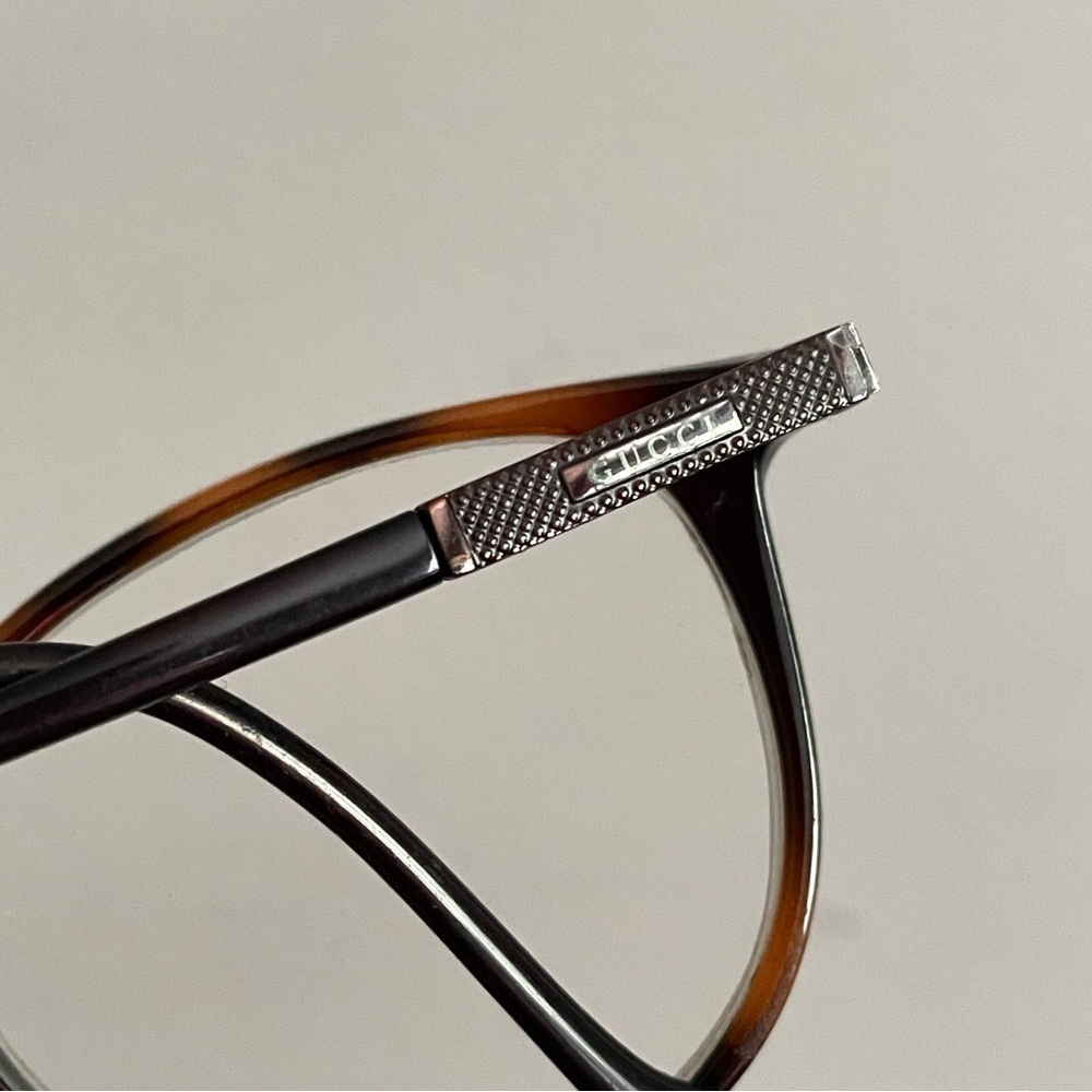 Vintage Gucci Tortoiseshell Round Glasses Frames - 50mm 🇮🇹 - Picture 8 of 11